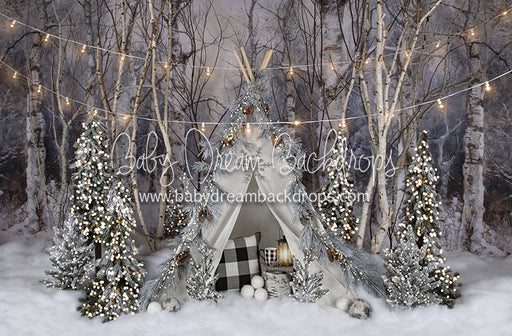 Believe In Birch Frosty Tent Lights