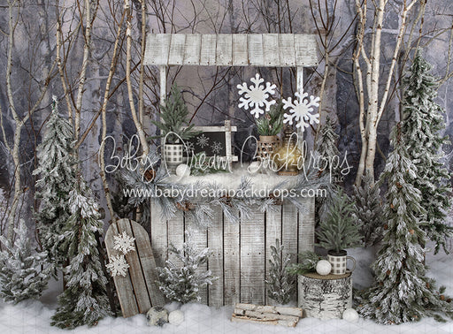 Believe in Birch Winter Stand