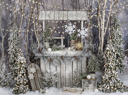 Believe in Birch Winter Stand Lights