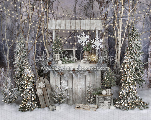 Believe in Birch Winter Stand Lights