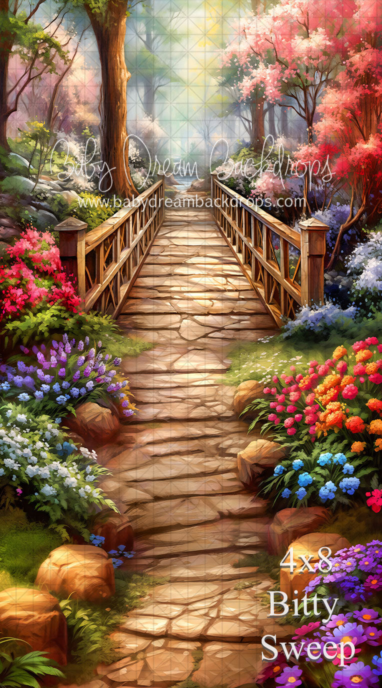 Bitty Sweep Botanical Bridge (VR) — Baby Dream Backdrops