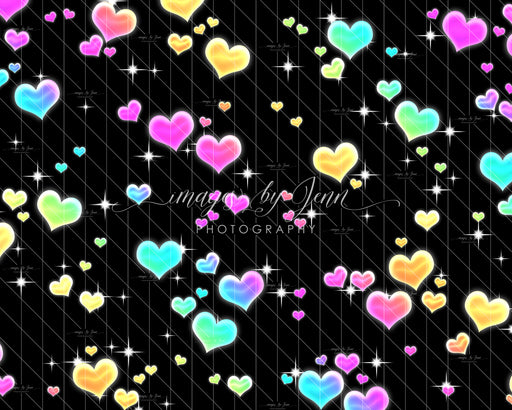 Black Rainbow Hearts (JG)