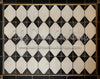 Black and Gold Old World Tile Fabric Floor (MD)