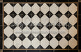 Black and Gold Old World Tile Fabric Floor (MD)