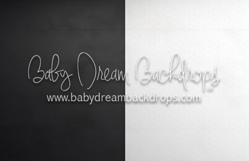 Black and White Colorblock Wall (MD)