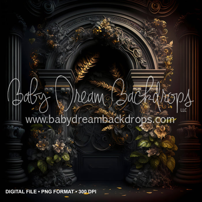 Black Ornate Digital Download