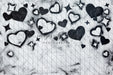 Black Graffiti Hearts (JG)