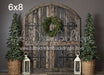 Black Rustic Christmas Doors