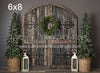 Black Rustic Christmas Doors