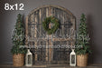 Black Rustic Christmas Doors