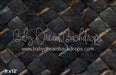 Black Stone Floor Fabric Drop (MD)