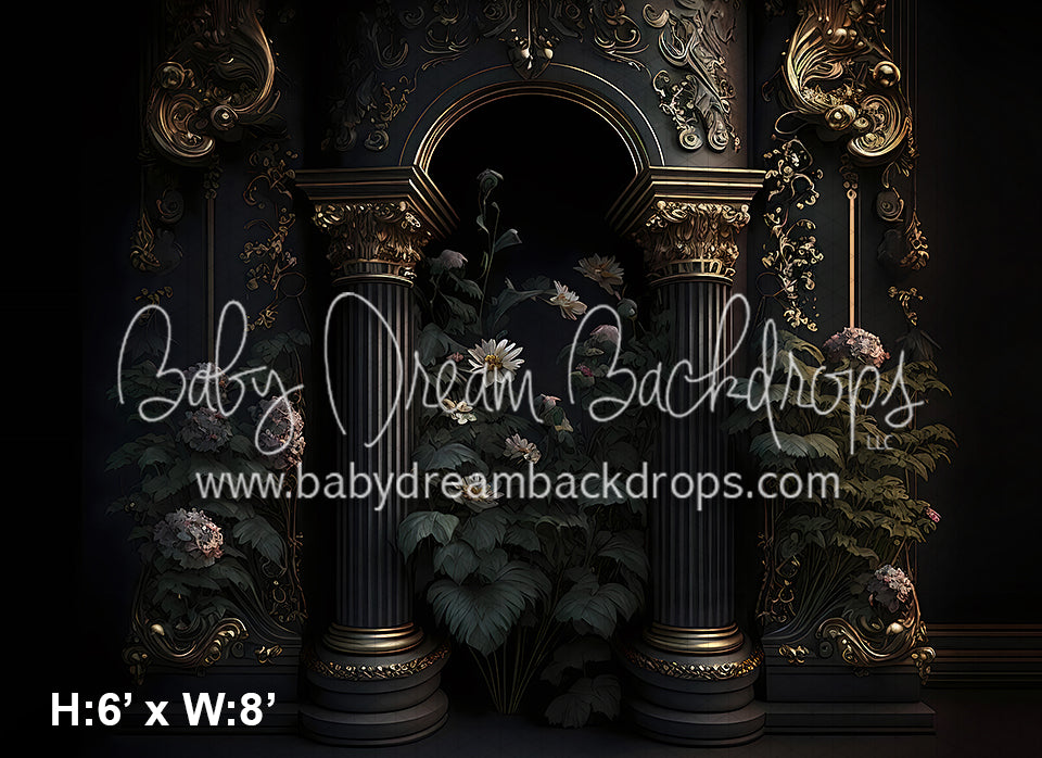 Black and Gold Tuscan Wall (BD)