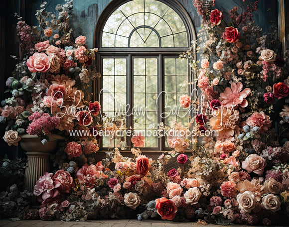 Blooming Floral Spray Window (BD)