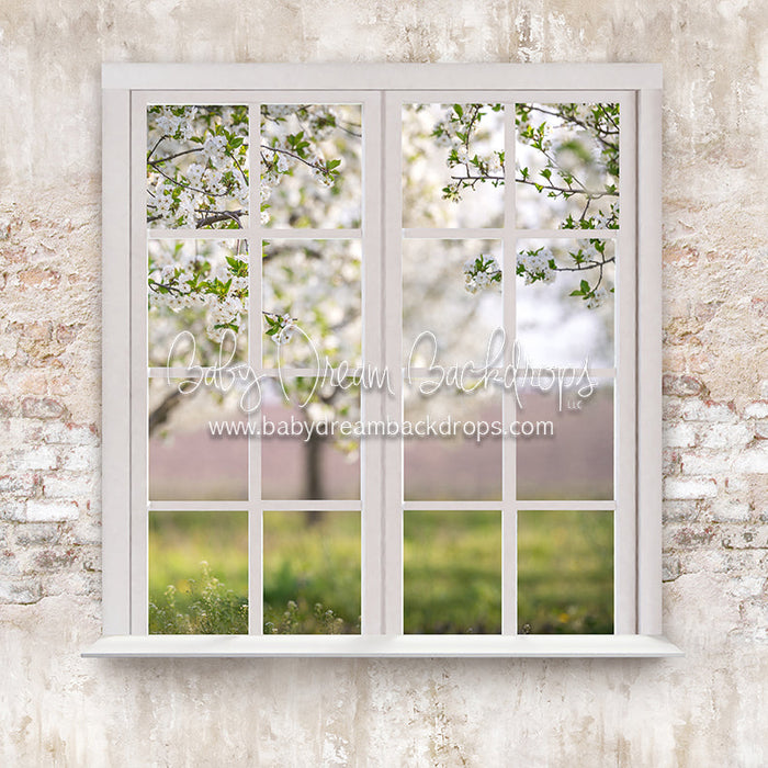 X Drop blossom views white