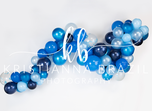 Blue Balloon Garland