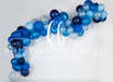 Blue Balloon Garland 2