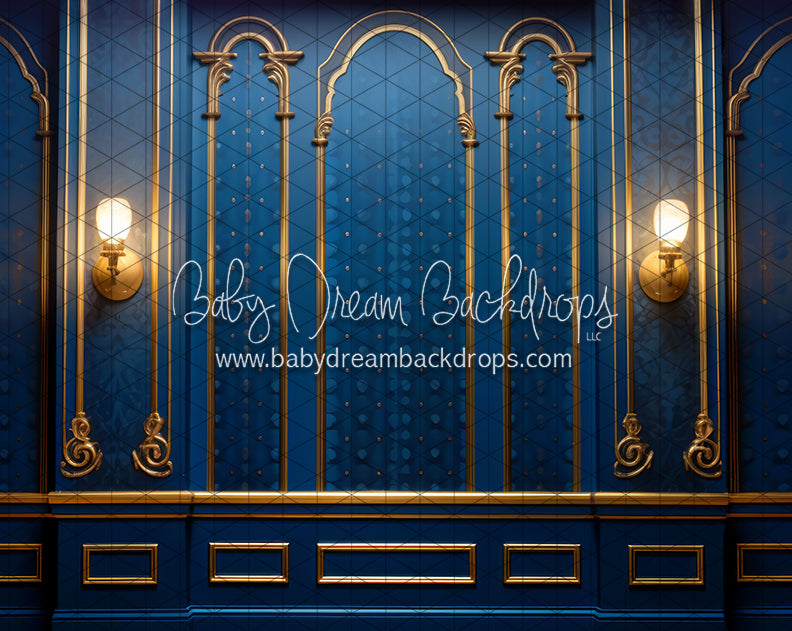 Circus Blue Curtains Simple (JA)