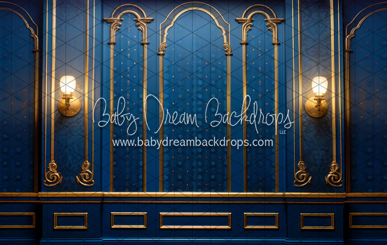 Circus Blue Curtains Simple (JA)