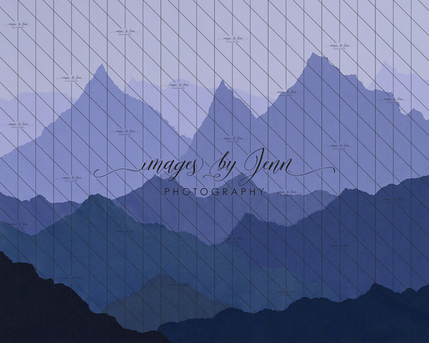 Blue Silhouette Mountains (JG)