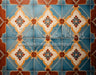 Blue Spanish Tile Flipped Floor (MD)