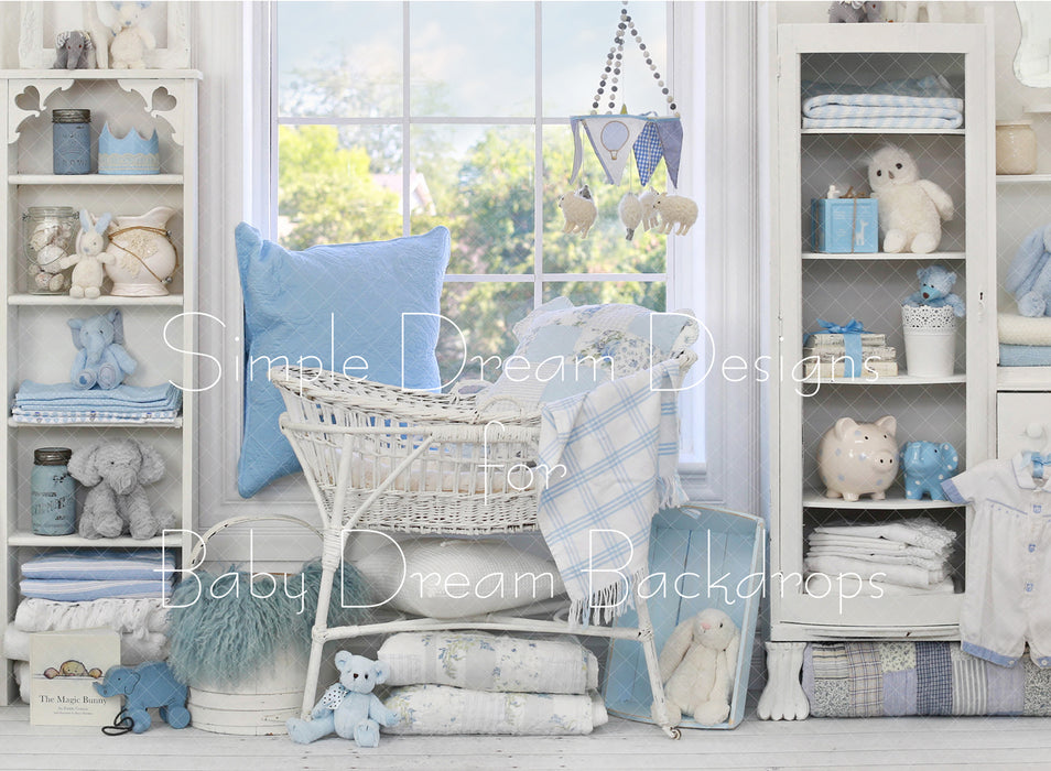 Blue Bassinet