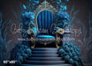 Blue Floral Throne (MD) 