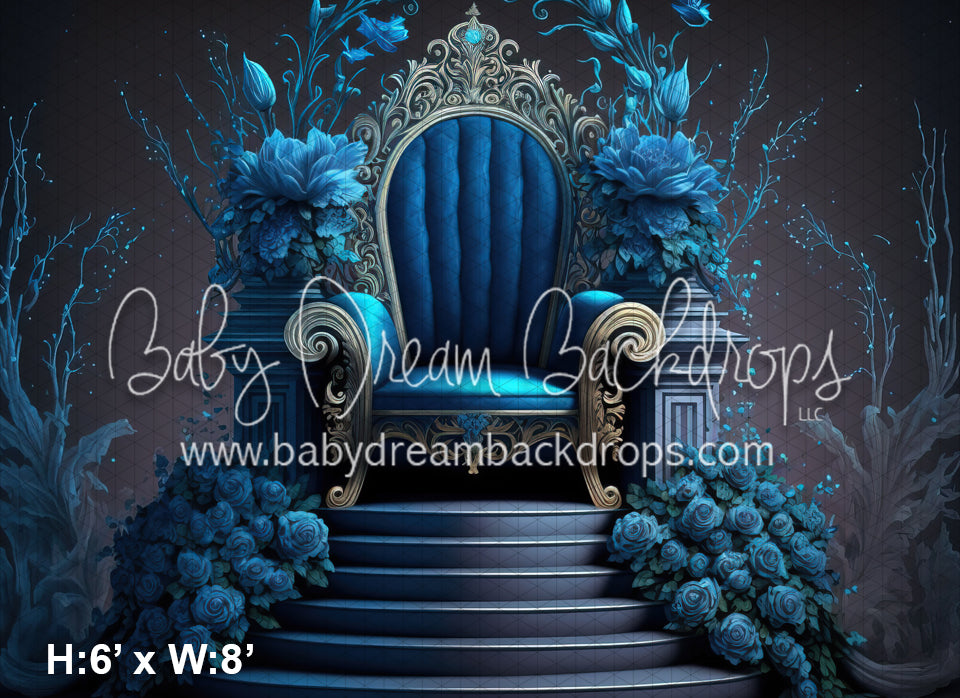 Blue Floral Throne (MD) 