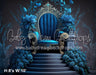 Blue Floral Throne (MD) 