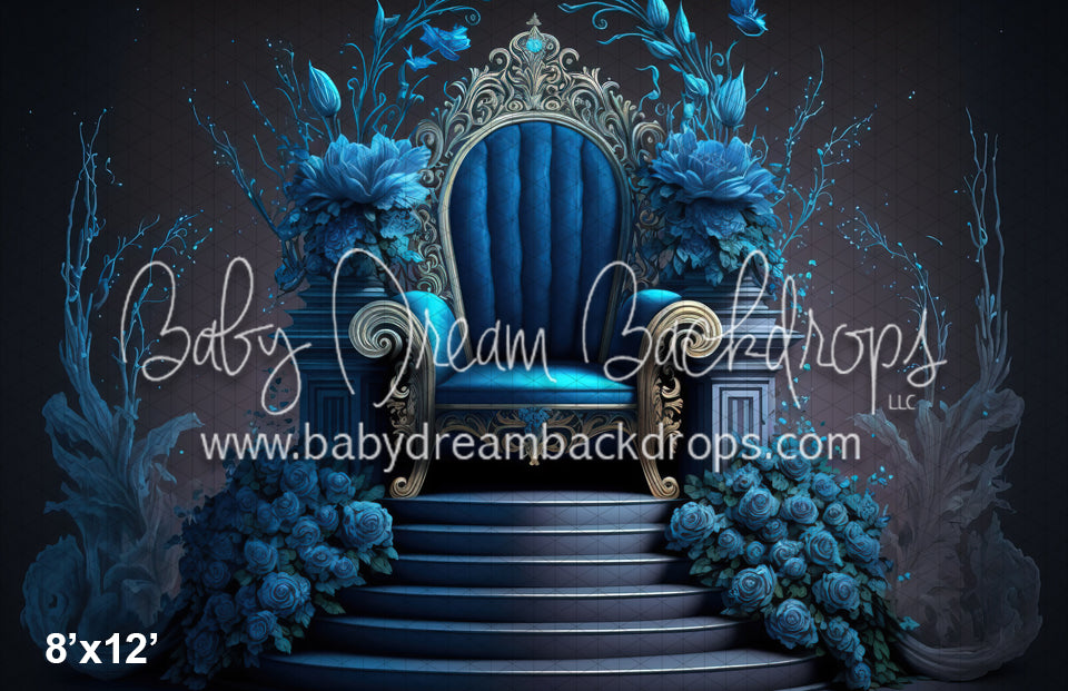 Blue Floral Throne (MD) 