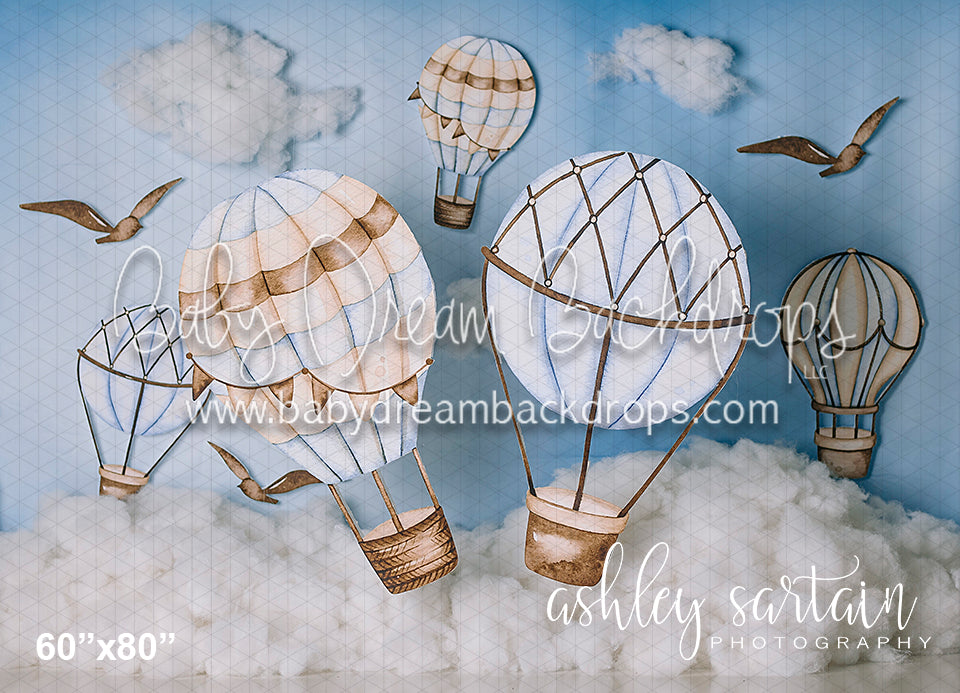 Blue Hot Air Balloons (AH)