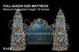 Blue Vintage Christmas Headboard (VR)