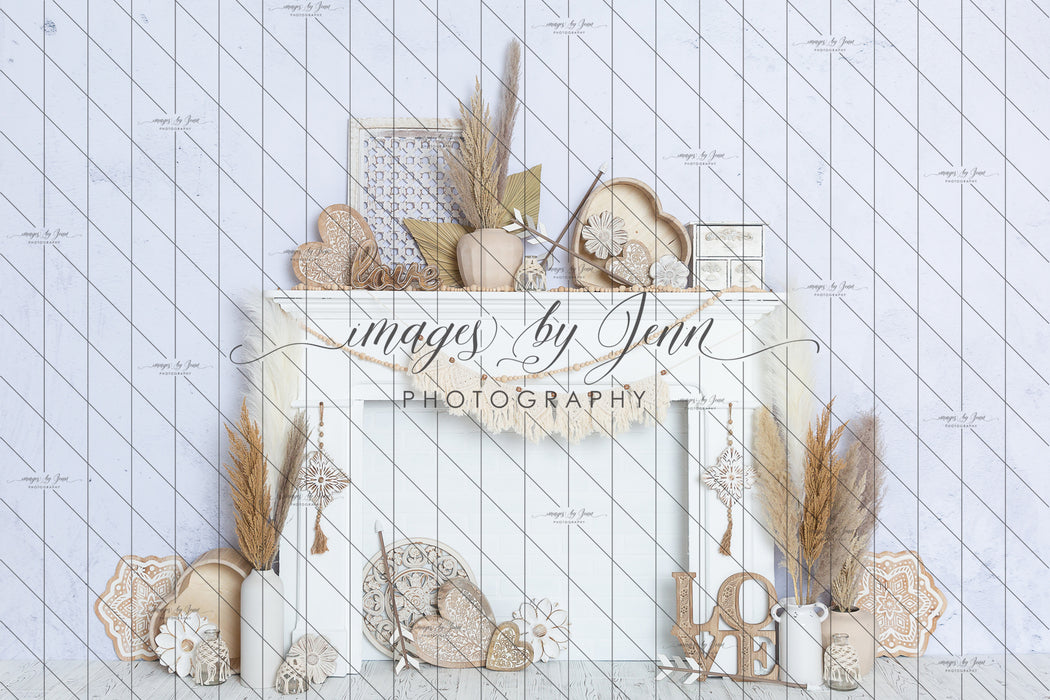 Boho Love Fireplace (JG)