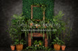 Boho Boxwood Dark Fireplace (JA)