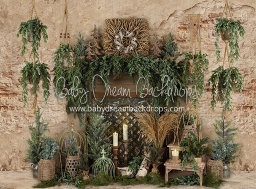 Boho Holiday Deluxe Mantel