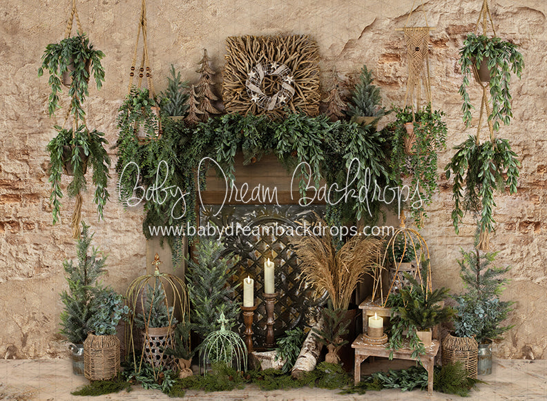 Boho Holiday Deluxe Mantel