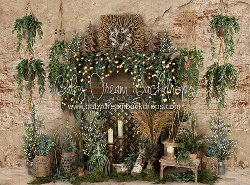 Boho Holiday Deluxe Mantel Lights