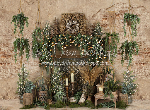 Boho Holiday Deluxe Mantel Lights