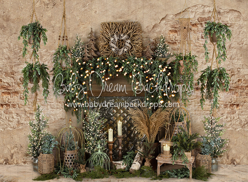 Boho Holiday Deluxe Mantel Lights
