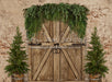 Boho Holiday Door and Trees