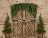 Boho Holiday Door and Trees