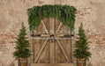 Boho Holiday Door and Trees
