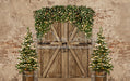 Boho Holiday Door and Trees Lights