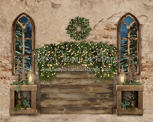 Boho Holiday Headboard Deluxe Lights (Queen)