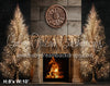 Boho Rust and Fluffy Christmas Fireplace (VR)