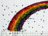 Bold Floral Rainbow Butterflies
