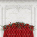Boudoir Rose Red Headboard 