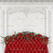 Boudoir Rose Red Headboard 