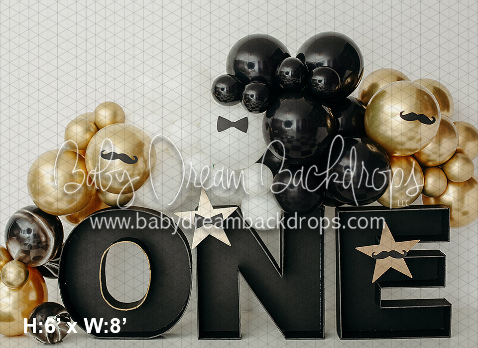 Bowtie and Mustache Big ONE