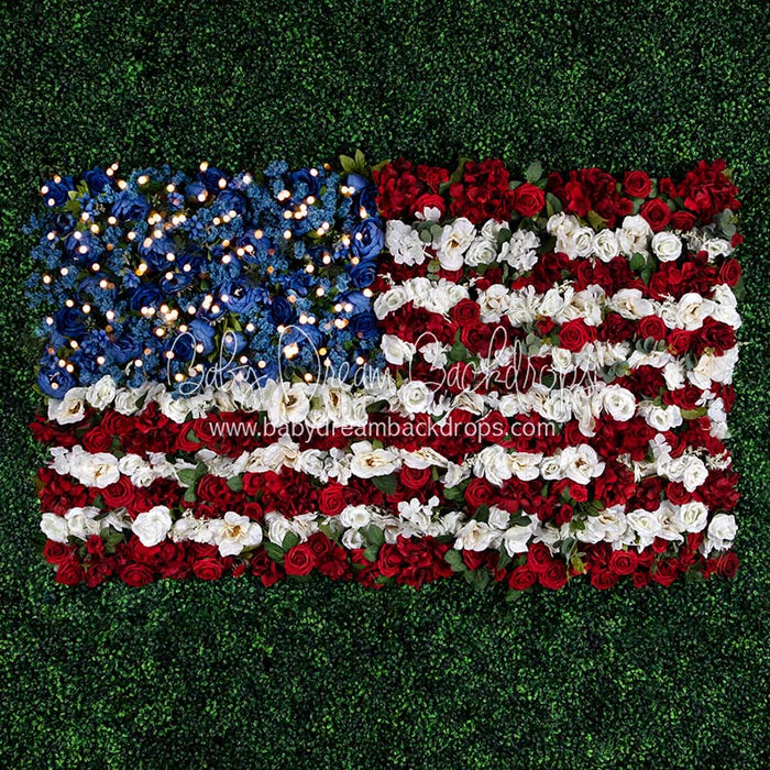 X Drop boxwood beauty usa lights