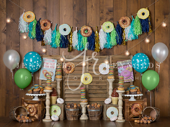 Boy Vintage Donut (With Balloons)